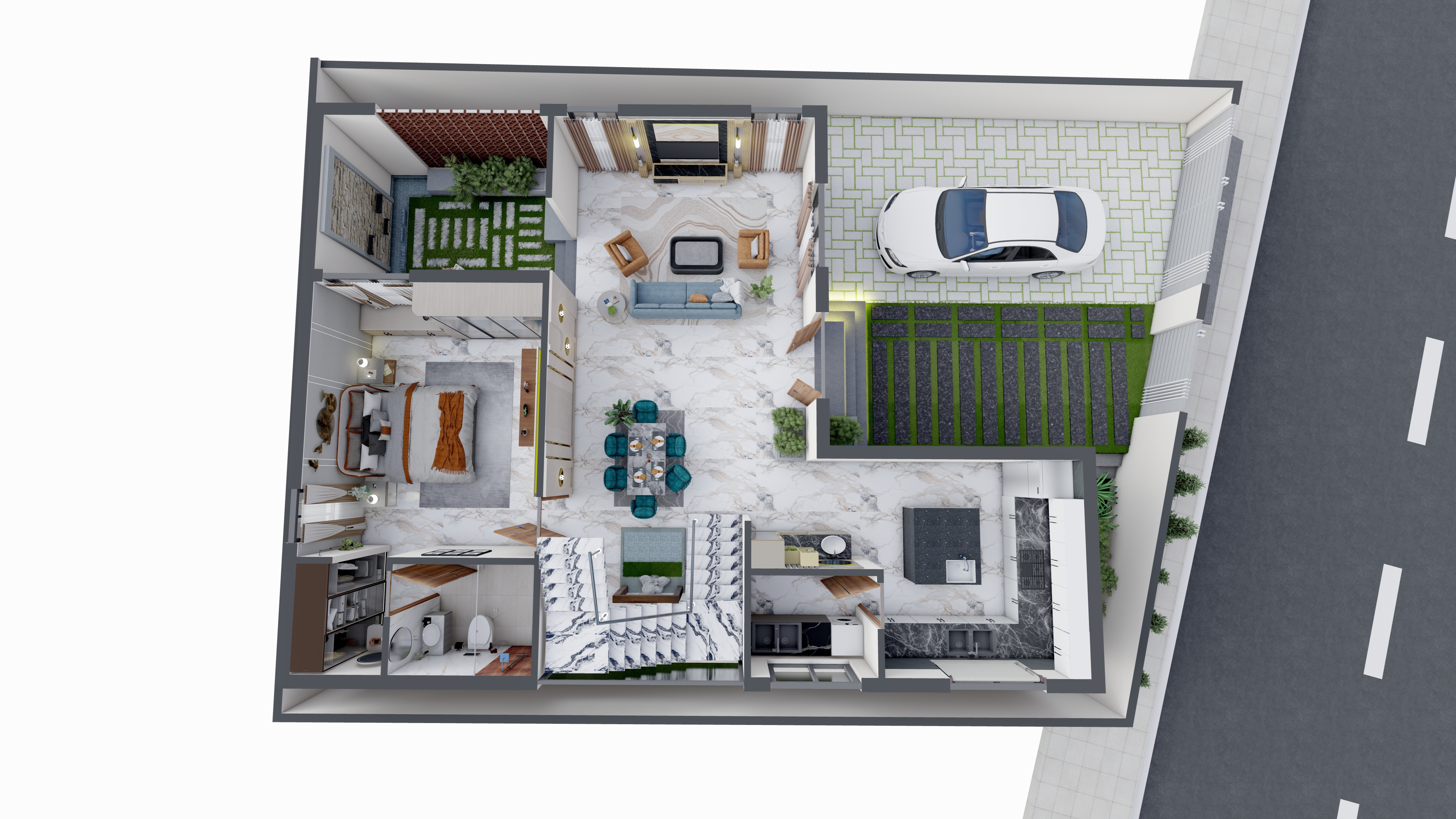 Haneef Residence selected drawing 6